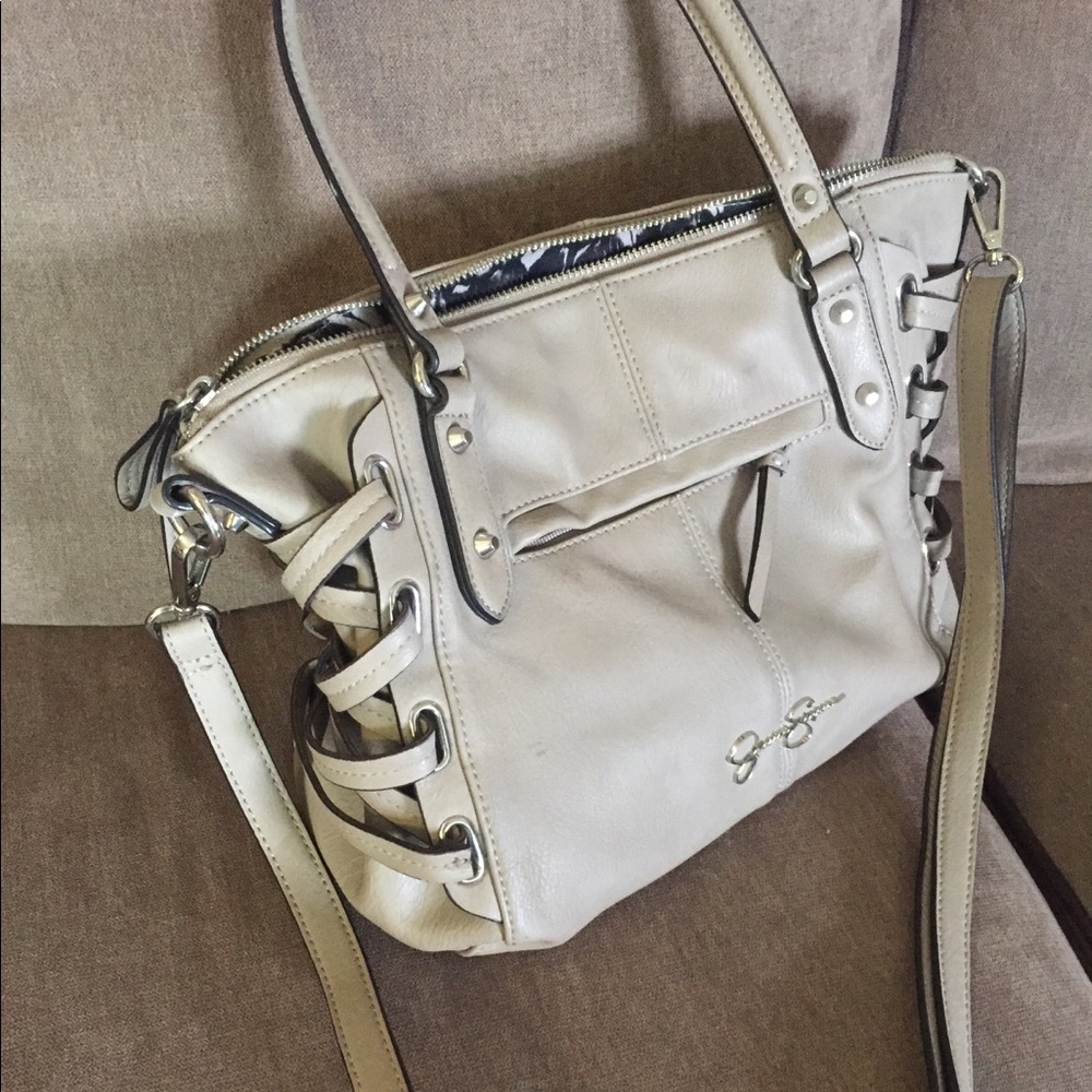 Like-new Jessica Simpson taupe purse